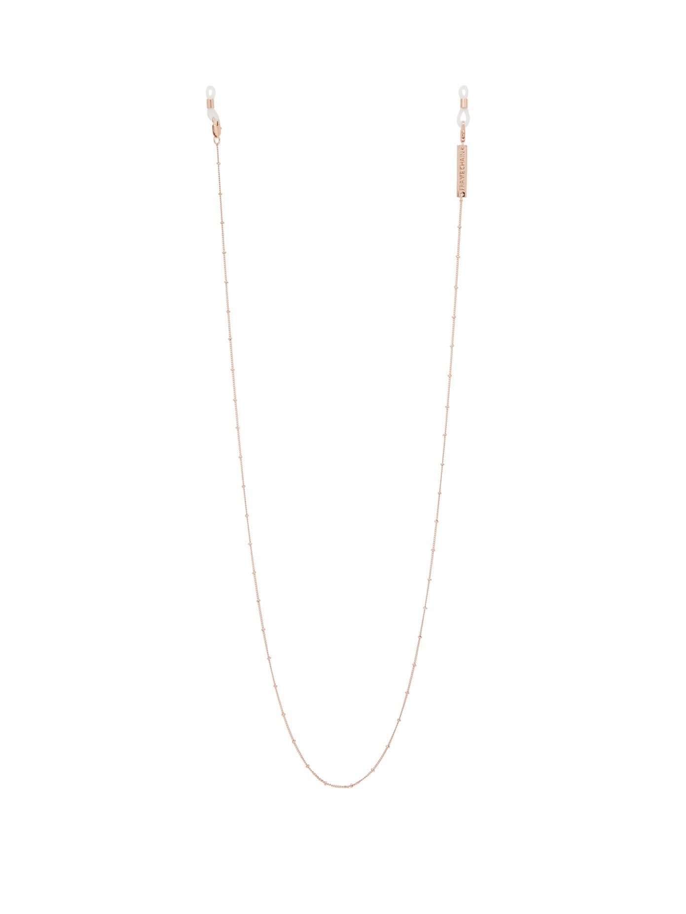 Dotty rose gold-plated glasses chain